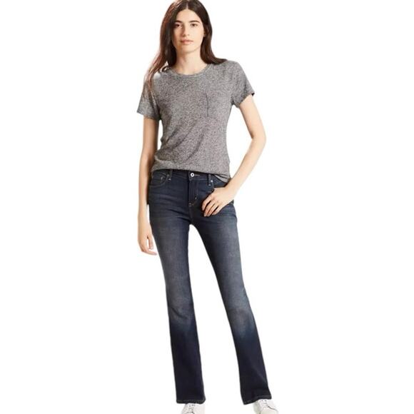 Levi's 515 Jeans Nouveau Boot Cut Stretch Petite Womens Size 14 - Picture 1 of 11